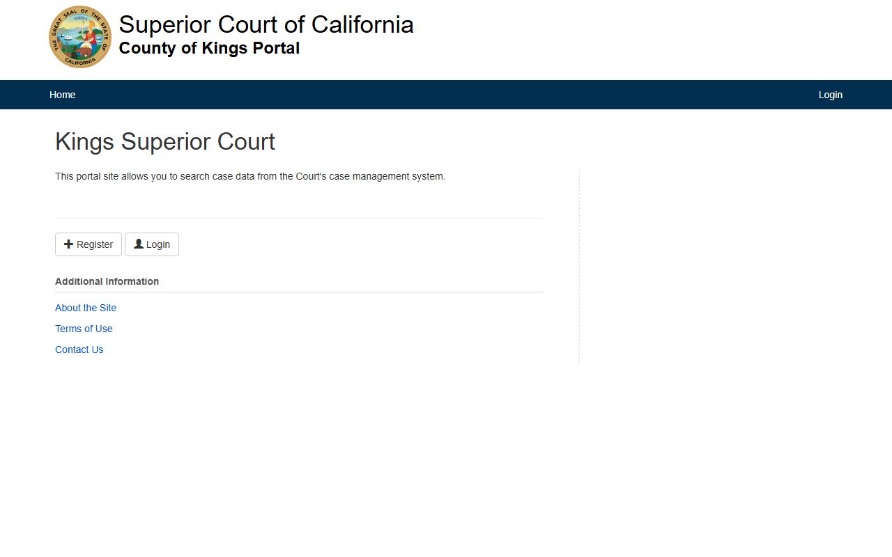 Kings Court Portal for Kings County felony records